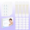 Loxbcin Neck Lift Tape Invisible, 200 PCS+4 Strips,Neck Tape Lifting Invisible,Neck Wrinkle Patches Behind,Face Lift Tapes for Turkey Double Chin Sagging Wrinkles Women Makeup