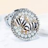 LPSEJAA Mini Pocket Two Sides Makeup Girls Cosmetics Folding Magnifying 1 Piece