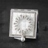 LPSEJAA Square Mini Pocket Two Sides Makeup Girl Folding Magnifying 1 Piece