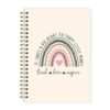 LRVSYUIN Teacher Spiral Notebooks for Women Men, Teacher Journal for Appreciation Gift, Thank You Gift for Teacher Coworker Boss - Teach Love Inspire (B09)