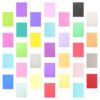 LRXIYODE 120pcs Colorful Matte Cardstock Paper Sheets 8.3x11.7 Inches A4 Size Heavyweight Paper for Family DIY Projects and School Crafts with Dirt Reduction and Residue Random Color