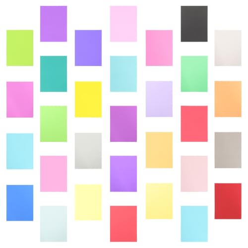 LRXIYODE 120pcs Colorful Matte Cardstock Paper Sheets 8.3x11.7 Inches A4 Size Heavyweight Paper for Family DIY Projects and School Crafts with Dirt Reduction and Residue Random Color