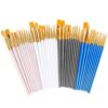 Lsnhincp 40Pcs Kids Artist Brushes Set- Nylon Hair Brushes for Oil and Watercolor Painting, Artist Paint Brushes, Washable Non-Shedding Brushes for Classroom School Crafts Painting Supplies