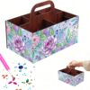 LSQFS Diamond Painting Storage Case with Handle, 9.44×6.14×4.33 in,1 Pack