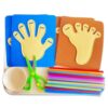 lstyty Montessori Toddler Felt Hand Foot Nail Trimming Practice Kit