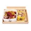 lstyty Montessori Wooden Number Rings & Block Matching Math Toy