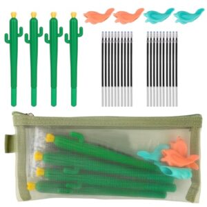 LUCKFUTURE Disappearing Ink Pen, Magic Pens with Grips and Refills, Suitable for Handwriting Practice Book, Reusable Drawing Pen of Invisible Ink, Children's Writing Practice Aid