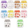 LUCKQUE 10Pcs Magnetic Color Sorting Toy Cute Fridge Magnet for Kids 10 Vibrant Learning Colors Educational Activity Fridge Magnet for Refrigerator Whiteboard