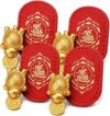 Lucky Turtle Wallet Charm | Gold Turtle Bites Coin Feng Shui Gift