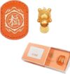 Lucky Turtle Wallet Charm | Gold Turtle Bites Coin Feng Shui Gift