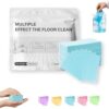 LUFFOR Multi-surface Floor Cleaning Tablets, 100 Piece Floor Cleaning Tablets Multi- Surface Cleaner, Non-Residue Disks for Hardwood Tile Laminate Mopping Daily Floor Care(Blue,100pcs)
