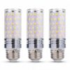 Lumetheus 3PCS E27 LED Bulbs, 110V-130V, 220V-240V Wide Voltage, 10W-16W Selectable Wattage, 3000K-6500K Dimmable Color Temperature, Dimmable chandeli CoolWhite-6500K 110V-130V-11W