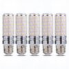 Lumetheus 5PCS E27 LED Bulbs, 110V-130V, 220V-240V Voltage Range, 10W-16W Energy Saving LED, 3000K-6500K Dimmable Warm to Cool White, Bright Daylight Tri-Color-Dimmable 110V-130V-14W
