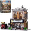 Lumibricks Street-Fusion Corner-Photo-Studio Lighting Building-Bricks-Set - 1425 Pcs City Town Modular Street View Model for Adults - Home and Office Decor, Creative Educational Interactive Toys