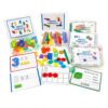 LumiStar Task Boxes Set of 5 Math Manipulatives Themes with Activity Cards