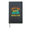 Lunch Lady Social Club School Women Cafeteria Hardcover Journal, Black