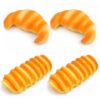 LUOZZY 4pcs Realistic Bread Model Shop Home Decor for Photography