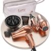 LURA Auto Dual Voltage Mini Travel Hair Dryer with Diffuser for Women