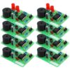 Lurrose 8 Sets Beginner Soldering Kit for Electronics with PCB Sheet DIY Learning Experience and Education Implementation Soldering Practice Kit for Students and Beginners