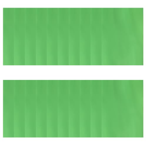 Lurrose Cardstock Paper Sheets and Gold Foil Layer with Shiny Mirror Surface and Resists Peeling Easy Crafting 20 Sheets 20 Green Metallic A4 Size for Card Making and Window Displays