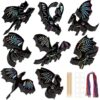 LUUFILx 80 Pcs Dragon Scratch Cards Dragon Birthday Party Decorations Colorful Rainbow Scratch Paper Art with Wooden Stylus for Birthday Party Classroom DIY Activities