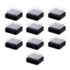Luwecf 10x 10 Pieces Blank Ink Pad for Rubber Stamp Refill Sponge Ink Pad Craft Pigment Stamp Embossing Pad for DIY Card Making Suitable for Journals Notepad