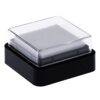 Luwecf 2X 10 Pieces Blank Ink Pad for Rubber Stamp Refill Sponge Ink Pad Craft Pigment Stamp Embossing Pad for DIY Card Making Suitable for Journals Notepad
