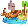 Luxalba 100PCS Pirate Ship Magnetic Building Blocks for Kids Ages 3-10
