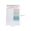 Luxshiny 3pcs Portable Monthly Planner Notebook for Teachers with Efficient Time Management and Page Protection, for Office and School Use, Daily Agenda Schedule Notepad