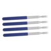 Luxshiny 4pcs Extendable Stainless Steel Teachers Wand with Silicone Grip, Portable and Compact Handheld Stick for Classroom Presentations and Whiteboard Use