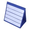 Luxshiny Desktop Pocket Chart Stand for Classroom and Teaching, Sturdy PVC and Paper Material, Easy Assembly Tabletop Card Holder for Small Groups and Anchor Chart Paper