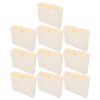 Luxshiny Manila File Folders Large Capacity Document Storage with Wide Bottom 10pcs and 51mm Expandable Design, Tear Resistant Paper Folder Organizer for Home and School