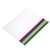 Luxshiny Plastic A4 Paper Organizer File Folders High Capacity Contract File Holder 20pcs with Sliding Bar Sturdy Pp Material Random Color for Office and Display