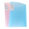 Luxshiny Plastic Storage File Folder for Office Use 2 Pcs A4 Document Folders with 40 Pages Capacity to Store Letters and Papers Suitable for Students and Office Workers Random Color