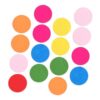 Luxshiny Wooden Math Teaching Aids 150pcs Round Counting Discs Educational Arithmetic for Early Childhood Learning and Classroom Use Random Color