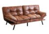 Luxury Memory Foam Loveseat Sofa Bed - Convertible Euro Lounger for Compact Spaces