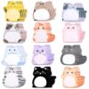 LUYI48 Pads 960 Sheets Cute Cat Sticky Notes, Kawaii Fun Animal Sticky Notes Mini Cartoon Notes Pads Bulk Memo Self Adhesive for Home Office School Party Supplies