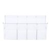 lvifloae clear pantry storage organizer with 3 dividers