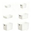 LVraqqurr Multi-functional storage box with lid