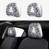 Lwixaonyp Letter A Realistic Soccer Balls in Form of Capital A Sports Play League 2 Car Seat Headrest Protective Covers