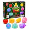 Lxrhuf 7 Pack Squishy Fun Box Set, Slow Rise Squeeze Fidget Collection, Soft Stress Relief Squishies for Adults, Desk Accessories, Relaxing Collectible Gift Set