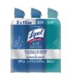 Lysol Air Sanitizer Spray, White Linen (2) and Simple Fresh (1) Scent, 36 oz, 3 Count