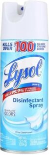 Lysol Disinfectant Spray, Crisp Linen Scent 12.50 oz (Pack of 3)