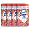 Lysol Disinfectant Wipes, Multi-Surface Disinfectant Cleaning Wipes, For Disinfecting and Cleaning, Mango & Hibiscus, 80 Count (Pack of 4)