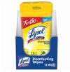 LYSOL Disinfecting Wipes - Lemon & Lime Blossom To-Go Flatpack 15 ct. 1 pack