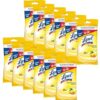 Lysol Disinfecting Wipes To-Go Pack, Lemon Scent, 15 Count (Pack of 12)