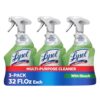 Lysol Multi-Purpose Cleaner Sanitizing and Disinfecting Spray with Bleach,All Purpose Cleaning Spray for Bathrooms and Kitchens,32oz,(Pack of 3)