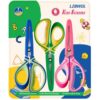 LZBWOL Left Handed Scissors Kids Ages 8-12 School, Soft Comfort Grip 3 Pack