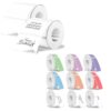 M110 Thermal Labels, 460pcs Printer Labels Stickers White 1.57"x1.18" 2-Roll & 2070PCS D30 Label Tape 9 Rolls, 0.55 * 1.18inch Label Maker Tapes