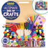 Made By Me Ultimate Craft Box, Art & Craft Activities 1000 Piece Set, Storage Case, Great for Preschool Arts & Crafts, Adult & Group Projects, Craft Box for Kids Girls & Boys
